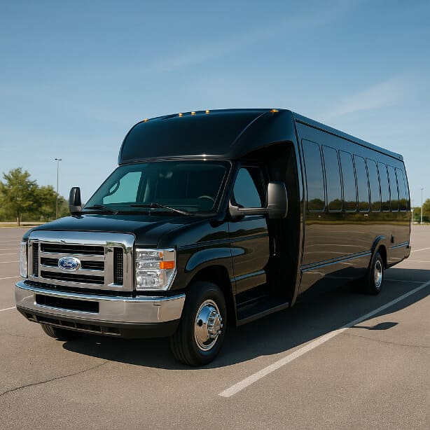 San Antonio Shuttle Bus Rentals 18 Passenger Shuttle Bus